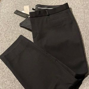 Women’s black work pants.